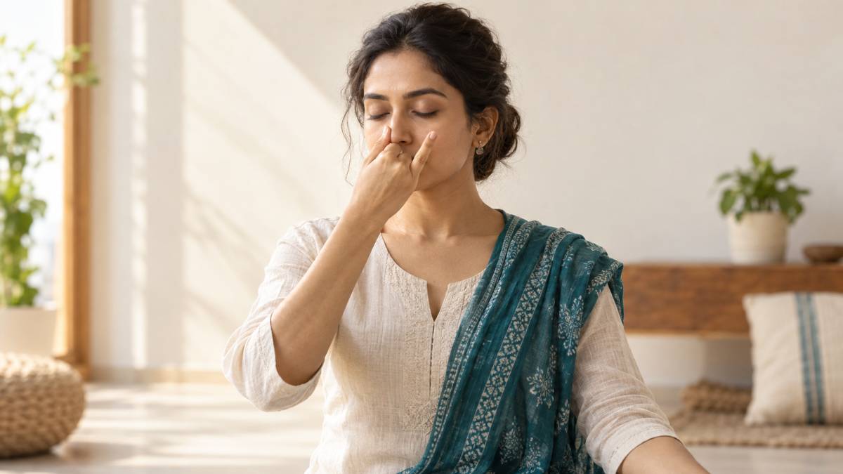 Morning breathing practice