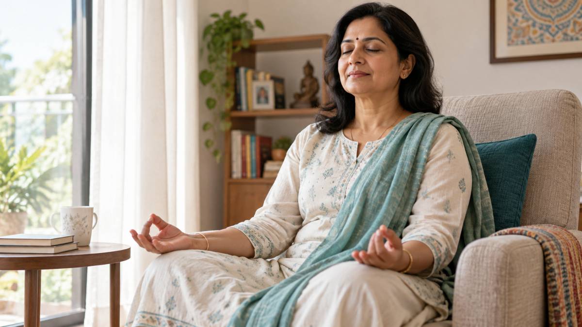 Daily mudra practice at home